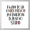 Suche nach funny sayings poster Sarcastic