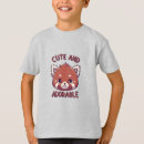 Suche nach niedlicher roter panda tshirts Jedes kind