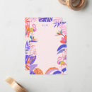 Suche nach rosa flamingo kleine grußkarten Tropisch