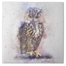 Suche nach vintage eule untersetzer Aquarell
