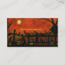 Suche nach halloweens visitenkarten Silhouette