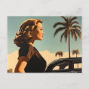 Suche nach retro schönheit postkarten Vintag