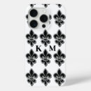 Suche nach fleur de lis iphone hüllen Monogramm
