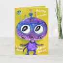 Suche nach lila alien karten Niedlich