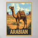 Suche nach kamel in der wüste poster Tourismus