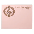 Suche nach personalisierte musik notizblock Elegant