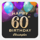 Suche nach glücklicher 60 geburtstag aufkleber Geburtstagsparty