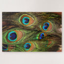 Suche nach blauer pfau puzzle Federn