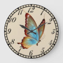 Suche nach blaue schmetterlinge wanduhren Wohngestaltung