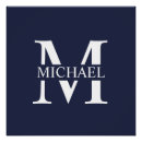 Suche nach ihr name auf ihm poster Monogramm