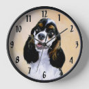 Suche nach cocker spaniels wanduhren Englische cocker spaniel