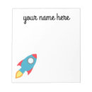 Suche nach rakete notizblock Kinder