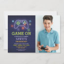 Suche nach video game party einladungen Geburtstagsfeier