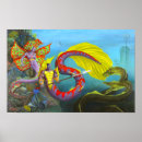 Suche nach vintage meerjungfrau poster Fantasy