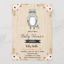 Suche nach waschbär für einladungen Babypartyeinladung