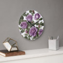 Suche nach lila rosen wanduhren Blume