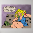 Suche nach verrückte katze poster Für sie