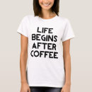 Suche nach kaffee ist mein leben tshirts Jede person
