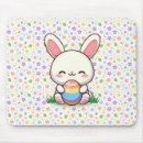 Suche nach niedlicher osterhase mousepads Blume