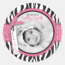 Suche nach baby zebra aufkleber Babyparty