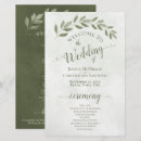 Suche nach botanisch grüne blätter in aquarellfarbe hochzeitsprogramm Für alle