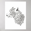 Suche nach weißer leopard poster Schwarz weiß
