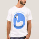 Suche nach weißer schwan tshirts Niedlich