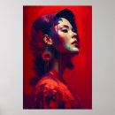 Suche nach lady in red poster Frau