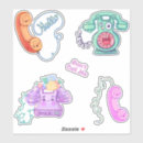 Suche nach drehtelefon aufkleber Vintages telefon