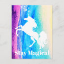 Suche nach weißes einhorn postkarten Aquarell