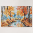 Suche nach herbstwald puzzle Aquarell