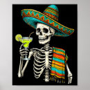 Suche nach mexikanisches skelett poster Sombrero