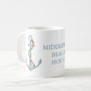 Suche nach anker und seil tassen Strand