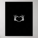 Suche nach skeleton hand poster Skelettherz