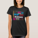 Suche nach taubheit tshirts Zeichen