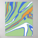 Suche nach blaue welle poster Abstrakt