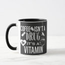 Suche nach drogen tassen Kaffee