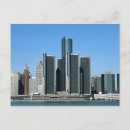 Suche nach detroit skyline poster postkarten Tag