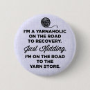 Suche nach lustiges stricken buttons Handwerk