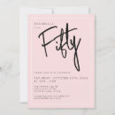 Suche nach elegant 50th birthday einladungen Typografie
