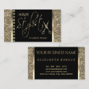 Suche nach gold und diamanten visitenkarten Friseursalon