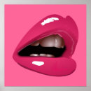 Suche nach red lips poster Mode