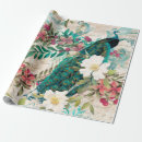 Suche nach vintager pfau geschenkpapier Blau
