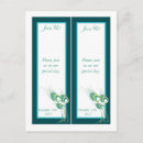 Suche nach pfau save the date postkarten Aquamarin