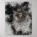 Suche nach katze mit grünen augen poster Jede person