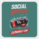 Suche nach introvertiert aufkleber Soziale batterie