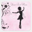 Suche nach ballerina silhouette aufkleber Mädchen