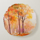 Suche nach herbstwald kissen Aquarell