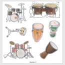 Suche nach trommel aufkleber Musiker