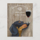 Suche nach viner postkarten Dog with wine